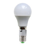 Converter E27 to B22 Screw Base Socket Holder and Light Bulb Adapter (White) Pack of 2 - Image 2