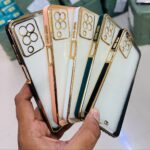 Wholesale Lot 6D Chrome TPU Line Rubber Case with Bumper Button