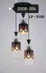 Illuminate Your Living Room with Style: Uniquely 3 Hanging Light with braided cord, Black, Round, Metal, Chandelier for a Stunning Ambulance Free Shipping (Set of 3)