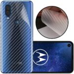 3D Carbon Fiber Transparent Sticker Skin for Xiaomi Mi 10T - Screen Guard & Back Protector