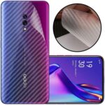 3D Carbon Fiber Transparent Sticker Skin for Xiaomi Mi A3 - Screen Guard & Back Protector
