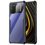 Poco M3 Shockproof Back Cover - Black & Transparent