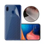 3D Carbon Fiber Transparent Sticker Skin for Xiaomi Redmi 8 - Screen Guard & Back Protector