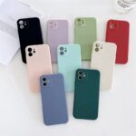 Soft Matte Liquid Silicone TPU cover Camera protection phone case for MI Redmi NOTE 9 Pro