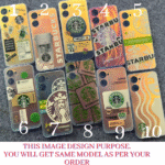 Shine Quality Hard Rubber Back Cover for Starbucks Mobile Cover - Compatible With iPhone 13 Pro Max