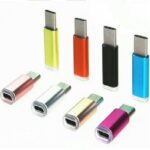 USB OTG Type-C to V8 Adapter for Android Devices (Pack of 10)