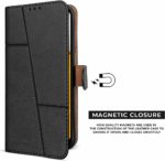 Shock Proof Flip Cover Back Case for All Mobile Models | Magnetic Wallet Leather Case with Stand - Image 5