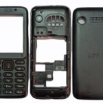 Replacement Full Body Housing Panel for Jio F30 (F30c) (This is not a Phone) - Black - Black
