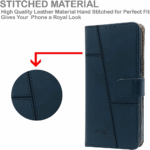 Shock Proof Flip Cover Back Case for All Mobile Models | Magnetic Wallet Leather Case with Stand - Image 3