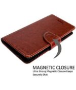 Shock Proof Flip Cover Back Case for Samsung Galaxy M14 5G | Magnetic Wallet Leather Case with Stand - Image 3