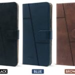 Shock Proof Flip Cover Back Case for All Mobile Models | Magnetic Wallet Leather Case with Stand