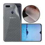 3D Carbon Fiber Transparent Sticker Skin for Xiaomi Mi A2 - Screen Guard & Back Protector