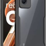 Oppo K10 4G Shockproof Back Cover - Black & Transparent