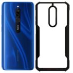 Redmi 8/8A Dual Shockproof Back Cover - Black & Transparent