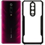 K20 Pro Shockproof Back Cover - Black & Transparent