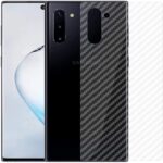 3D Carbon Fiber Transparent Sticker Skin for Xiaomi Redmi Note 10 - Screen Guard & Back Protector