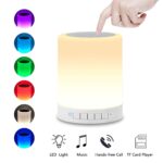 Wireless Mini Speaker Touch Lamp Portable Speaker with Colorful