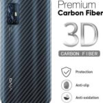 3D Carbon Fiber Transparent Sticker Skin for Xiaomi Redmi Note 8 - Screen Guard & Back Protector