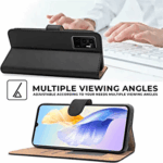 Shock Proof Flip Cover Back Case for All Mobile Models | Magnetic Wallet Leather Case with Stand - Image 2