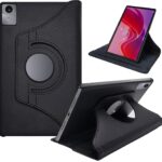 Lenovo M11 TB-330FU Rotate 360 Degree Flip Cover | Leather Finish | Black
