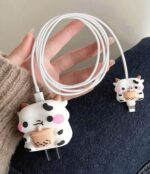 iPhone 18W 20W Adapter Case Cover 3D Cartoon Protective Sleeve