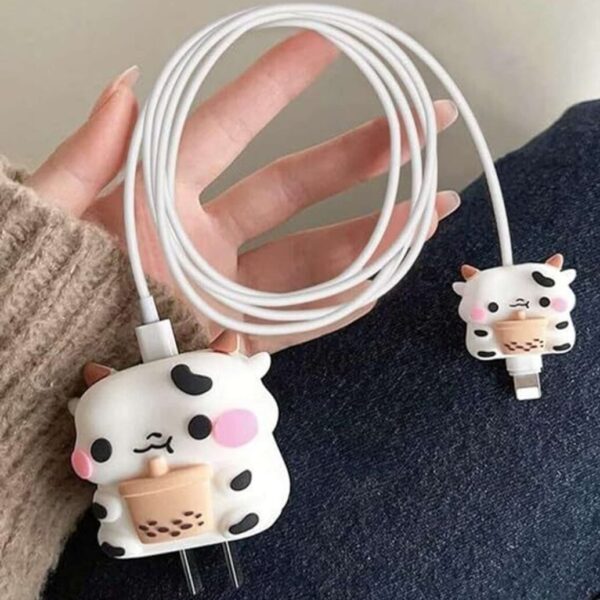 iPhone 18W 20W Adapter Case Cover 3D Cartoon Protective Sleeve