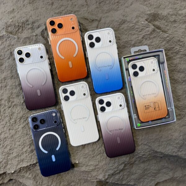 Double Color MagSafe Case with metal key ring shockproof mobile cover wholesale