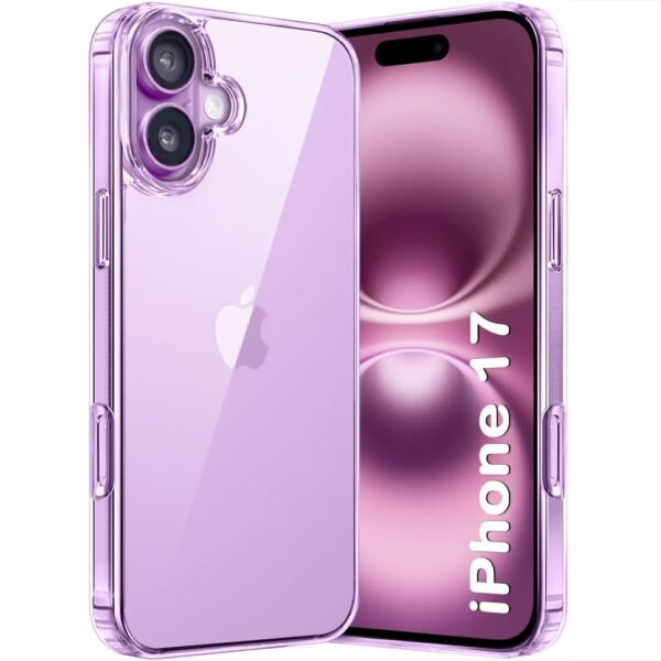iPhone 17 Ultra Hybrid Transparent Back Cover Shockproof Case